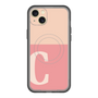 スリムプロテクションプレミアムケース with MagSafe［ オリジナル - initial two tone - C pink ］