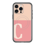 スリムプロテクションプレミアムケース with MagSafe［ オリジナル - initial two tone - C pink ］