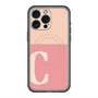 スリムプロテクションプレミアムケース with MagSafe［ オリジナル - initial two tone - C pink ］