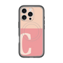 スリムプロテクションプレミアムケース with MagSafe［ オリジナル - initial two tone - C pink ］