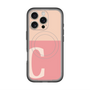 スリムプロテクションプレミアムケース with MagSafe［ オリジナル - initial two tone - C pink ］