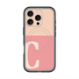 スリムプロテクションプレミアムケース with MagSafe［ オリジナル - initial two tone - C pink ］
