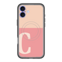スリムプロテクションプレミアムケース with MagSafe［ オリジナル - initial two tone - C pink ］