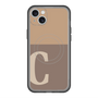 スリムプロテクションプレミアムケース with MagSafe［ オリジナル - initial two tone - C brown ］