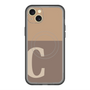 スリムプロテクションプレミアムケース with MagSafe［ オリジナル - initial two tone - C brown ］