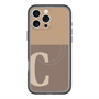 スリムプロテクションプレミアムケース with MagSafe［ オリジナル - initial two tone - C brown ］