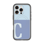 スリムプロテクションプレミアムケース with MagSafe［ オリジナル - initial two tone - C blue ］