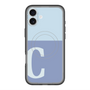 スリムプロテクションプレミアムケース with MagSafe［ オリジナル - initial two tone - C blue ］