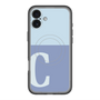 スリムプロテクションプレミアムケース with MagSafe［ オリジナル - initial two tone - C blue ］