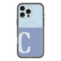 スリムプロテクションプレミアムケース with MagSafe［ オリジナル - initial two tone - C blue ］