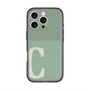スリムプロテクションプレミアムケース with MagSafe［ オリジナル - initial two tone - C green ］