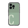 スリムプロテクションプレミアムケース with MagSafe［ オリジナル - initial two tone - C green ］