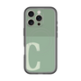 スリムプロテクションプレミアムケース with MagSafe［ オリジナル - initial two tone - C green ］