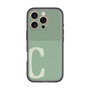 スリムプロテクションプレミアムケース with MagSafe［ オリジナル - initial two tone - C green ］