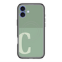 スリムプロテクションプレミアムケース with MagSafe［ オリジナル - initial two tone - C green ］