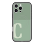 スリムプロテクションプレミアムケース with MagSafe［ オリジナル - initial two tone - C green ］