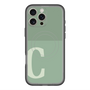 スリムプロテクションプレミアムケース with MagSafe［ オリジナル - initial two tone - C green ］