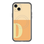 スリムプロテクションプレミアムケース with MagSafe［ オリジナル - initial two tone - D orange ］