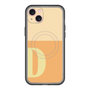 スリムプロテクションプレミアムケース with MagSafe［ オリジナル - initial two tone - D orange ］