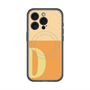 スリムプロテクションプレミアムケース with MagSafe［ オリジナル - initial two tone - D orange ］