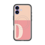 スリムプロテクションプレミアムケース with MagSafe［ オリジナル - initial two tone - D pink ］