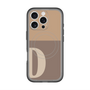 スリムプロテクションプレミアムケース with MagSafe［ オリジナル - initial two tone - D brown ］