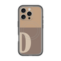 スリムプロテクションプレミアムケース with MagSafe［ オリジナル - initial two tone - D brown ］