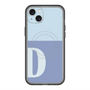スリムプロテクションプレミアムケース with MagSafe［ オリジナル - initial two tone - D blue ］