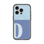 スリムプロテクションプレミアムケース with MagSafe［ オリジナル - initial two tone - D blue ］