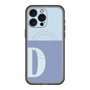 スリムプロテクションプレミアムケース with MagSafe［ オリジナル - initial two tone - D blue ］