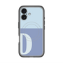 スリムプロテクションプレミアムケース with MagSafe［ オリジナル - initial two tone - D blue ］