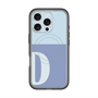 スリムプロテクションプレミアムケース with MagSafe［ オリジナル - initial two tone - D blue ］