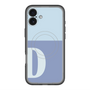 スリムプロテクションプレミアムケース with MagSafe［ オリジナル - initial two tone - D blue ］