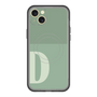 スリムプロテクションプレミアムケース with MagSafe［ オリジナル - initial two tone - D green ］