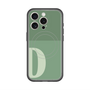 スリムプロテクションプレミアムケース with MagSafe［ オリジナル - initial two tone - D green ］