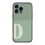スリムプロテクションプレミアムケース with MagSafe［ オリジナル - initial two tone - D green ］