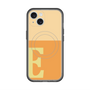 スリムプロテクションプレミアムケース with MagSafe［ オリジナル - initial two tone - E orange ］