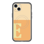 スリムプロテクションプレミアムケース with MagSafe［ オリジナル - initial two tone - E orange ］