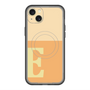スリムプロテクションプレミアムケース with MagSafe［ オリジナル - initial two tone - E orange ］