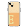 スリムプロテクションプレミアムケース with MagSafe［ オリジナル - initial two tone - E orange ］