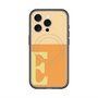スリムプロテクションプレミアムケース with MagSafe［ オリジナル - initial two tone - E orange ］