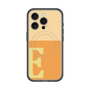 スリムプロテクションプレミアムケース with MagSafe［ オリジナル - initial two tone - E orange ］
