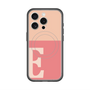 スリムプロテクションプレミアムケース with MagSafe［ オリジナル - initial two tone - E pink ］