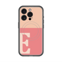 スリムプロテクションプレミアムケース with MagSafe［ オリジナル - initial two tone - E pink ］
