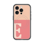 スリムプロテクションプレミアムケース with MagSafe［ オリジナル - initial two tone - E pink ］