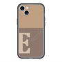 スリムプロテクションプレミアムケース with MagSafe［ オリジナル - initial two tone - E brown ］