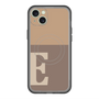 スリムプロテクションプレミアムケース with MagSafe［ オリジナル - initial two tone - E brown ］