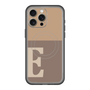 スリムプロテクションプレミアムケース with MagSafe［ オリジナル - initial two tone - E brown ］