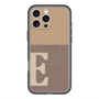 スリムプロテクションプレミアムケース with MagSafe［ オリジナル - initial two tone - E brown ］