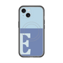 スリムプロテクションプレミアムケース with MagSafe［ オリジナル - initial two tone - E blue ］